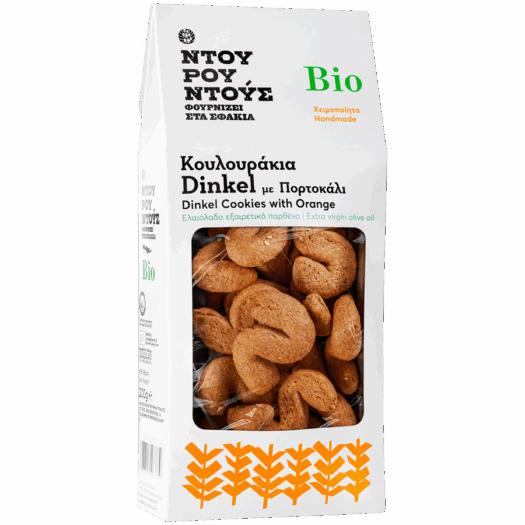 Biskota Dinkel me Portokall Biskota Bio me Dinkel dhe Portokall 200g - Image 1