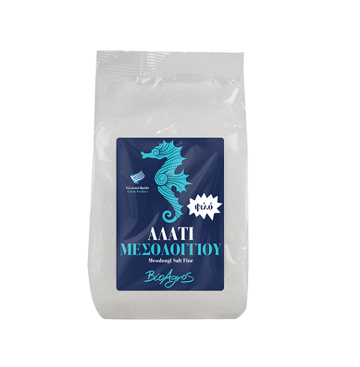 Fine Sea Salt from Messologi 1kg Kripë Deti Fine - Image 1