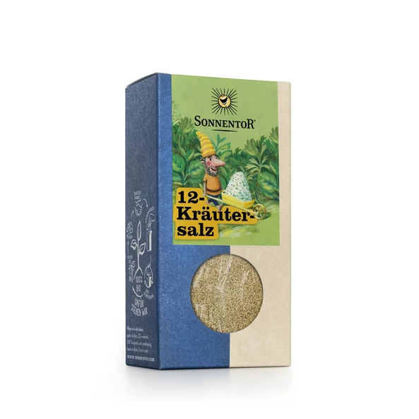Kripë Organike me 12 Erëza 120g – Sonnentor Kripe me Ereza Organike 120g - Image 1