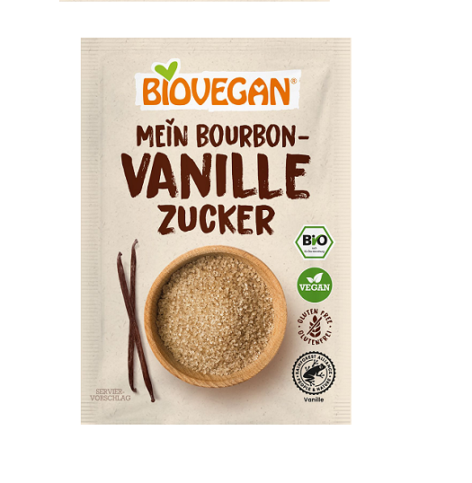 sheqer vanilje Sheqer Vanilje Bourbon Bio 8g – Biovegan pa Aroma Shtese - Image 1