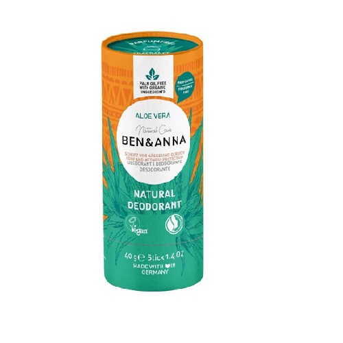 Deodorant Stick Aloe Vera B&A 40gr Deodorant Natyral Aloe Vera Ben & Anna 40gr vegan