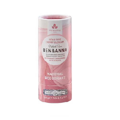 Deodorant Stick Japanese Cherry B&A 40 gr Deodorant Natyral Cherry Blossom Ben & Anna - Image 1