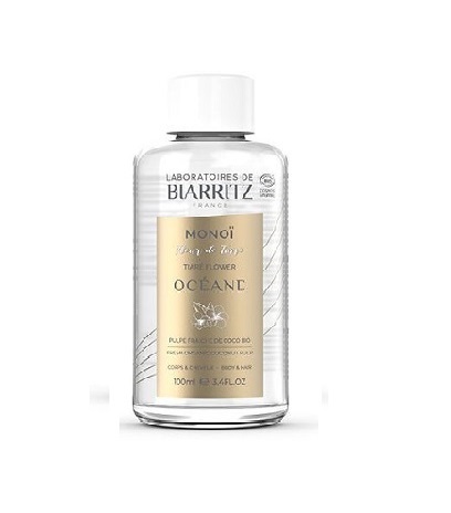 Vaj Monoi për Fytyrë & Trup – Lule Tiare – Laboratoires de Biarritz Vaj Monoi Bio Tiare - Image 1